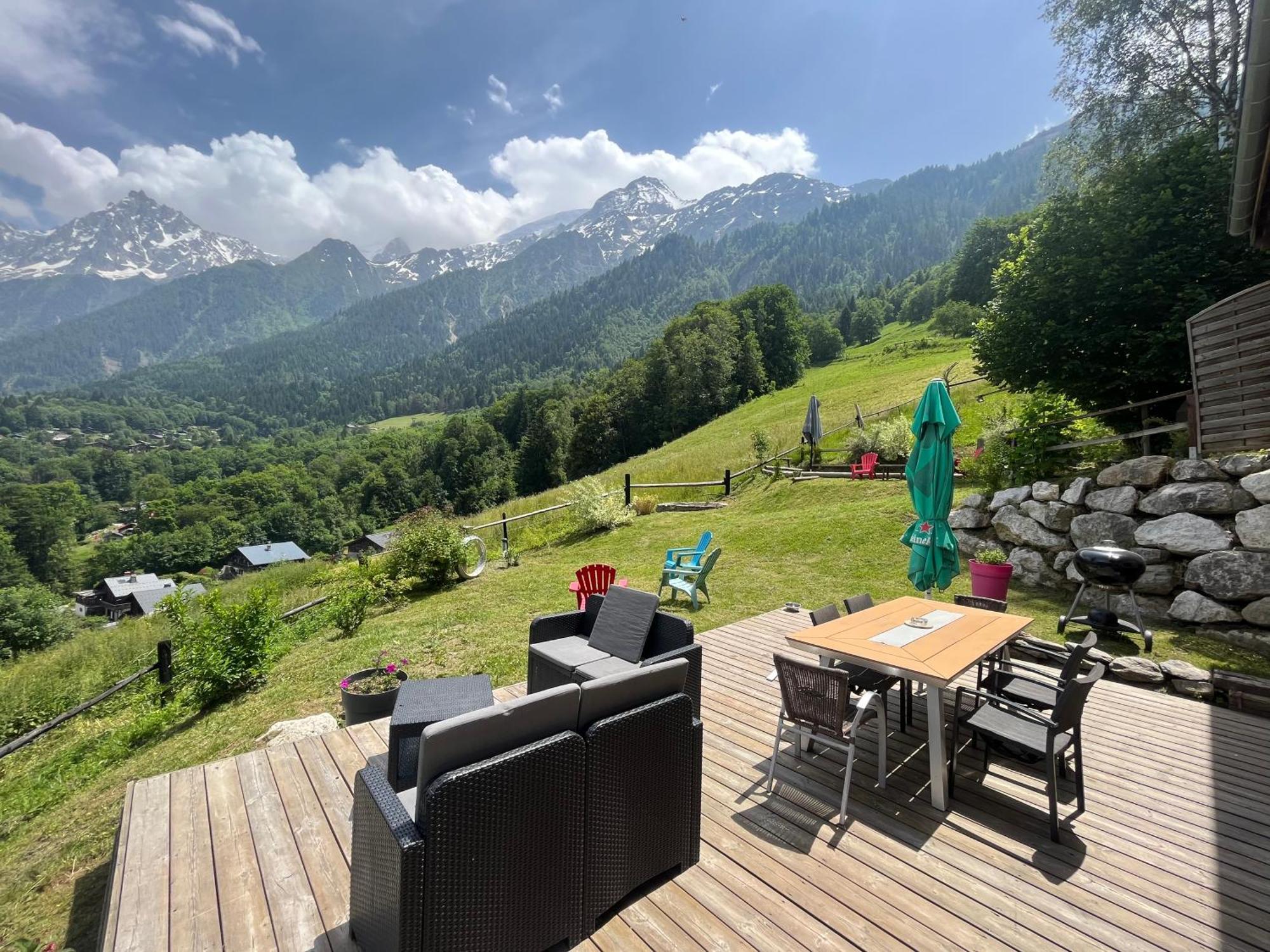 Amazing View Appartement Du Chalet Les Houches Exterior foto
